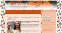 Desktop Screenshot of bjorkbloggen.com