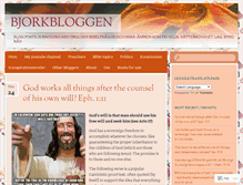 Tablet Screenshot of bjorkbloggen.com